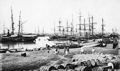 Calcutta Docks by Samuel Bourne